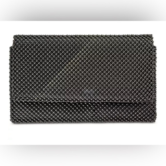 INC International Concepts Handbags - I.N.C. INTERNATIONAL CONCEPTS Prudence Shiny Mesh Clutch